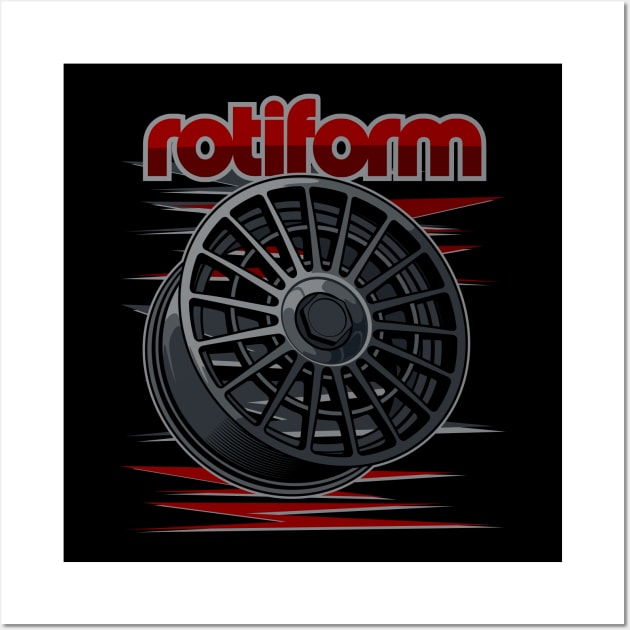 Rotiform Las R Wheel Wall Art by idrdesign